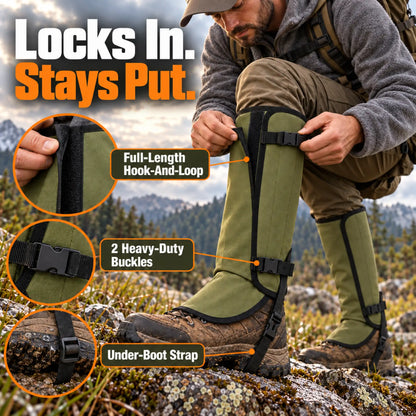 Duranor Snake-Resistant Outdoor Leg Gaiters