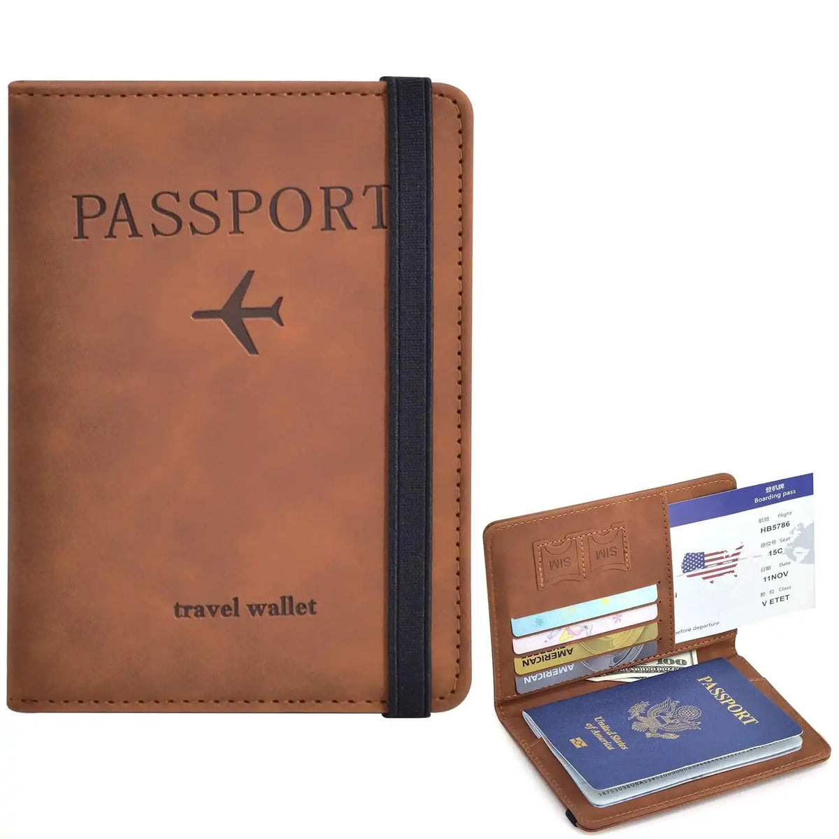 Anti-Theft RFID Passport Wallet