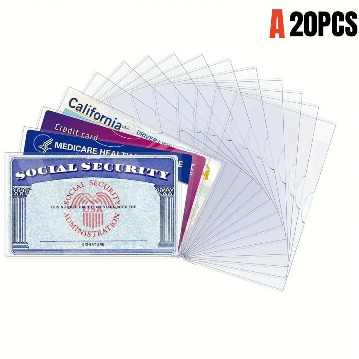PVC Card Protector Sleeves