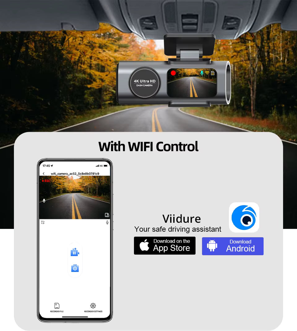 Duranor™ Dash Cam 4k UHD