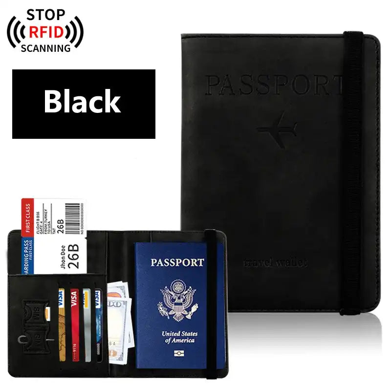 Anti-Theft RFID Passport Wallet