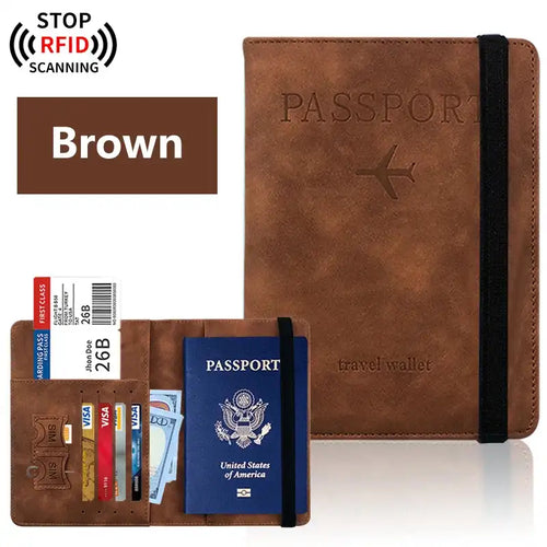 Anti-Theft RFID Passport Wallet