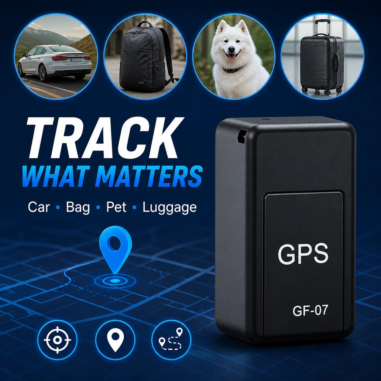 Duranor™ Magnetic Car Tracker