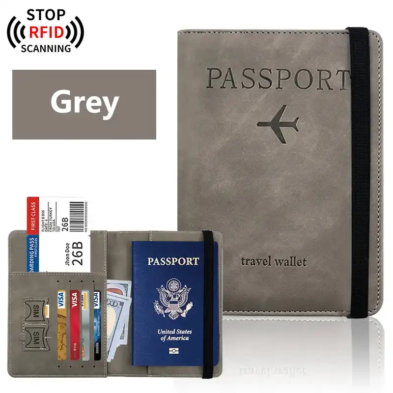 Anti-Theft RFID Passport Wallet