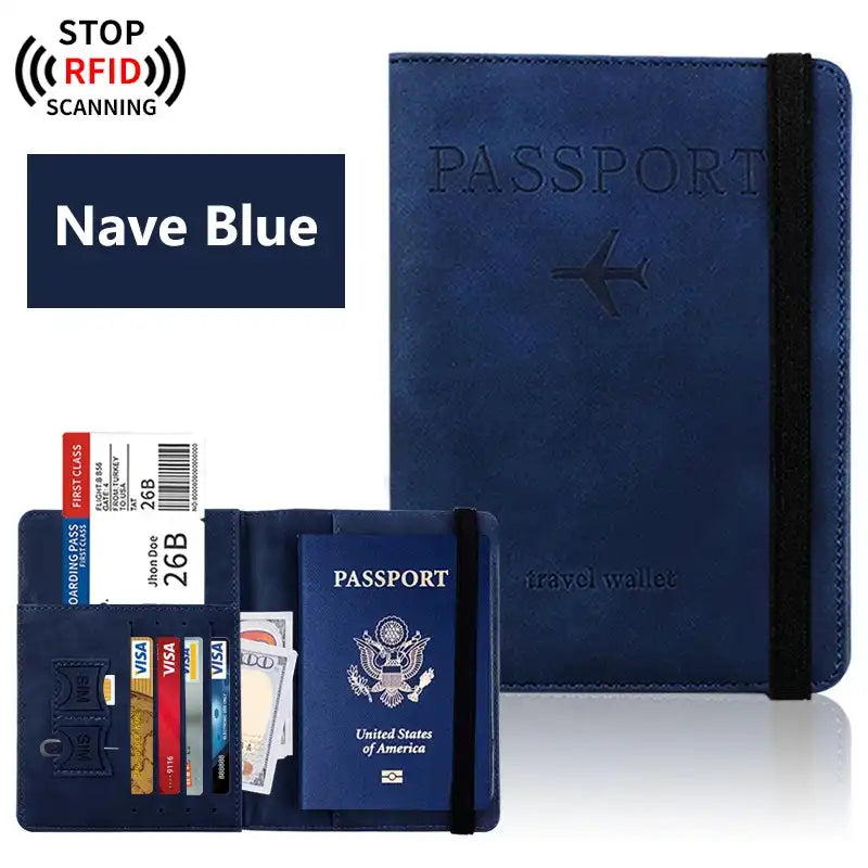 Anti-Theft RFID Passport Wallet