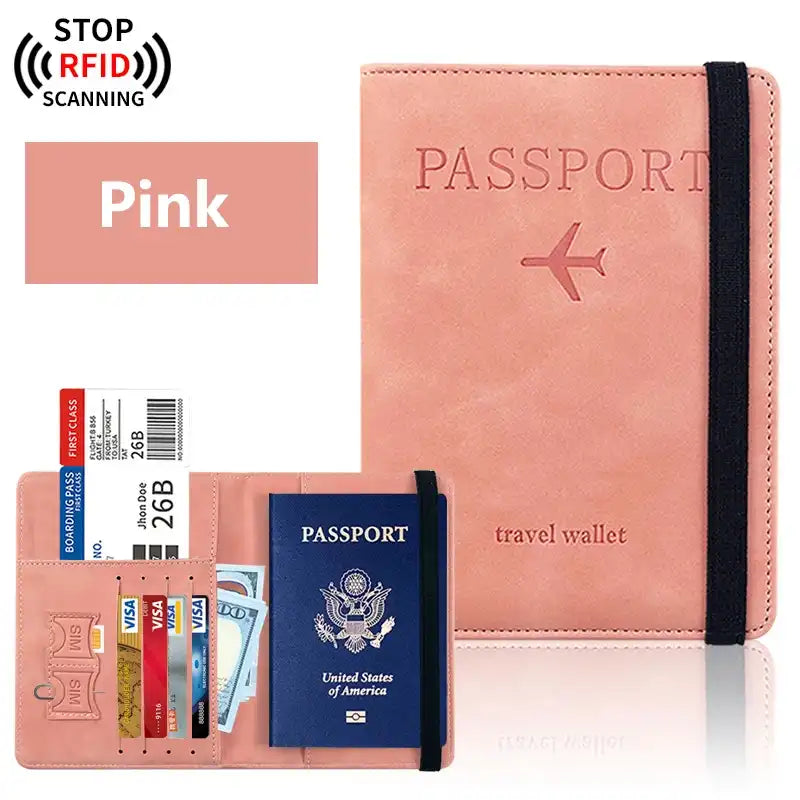 Anti-Theft RFID Passport Wallet